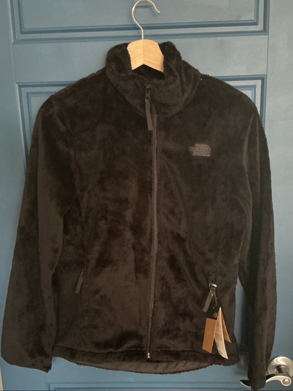 The North Face women’s Black Plush Fleece Jacket - Full Zip